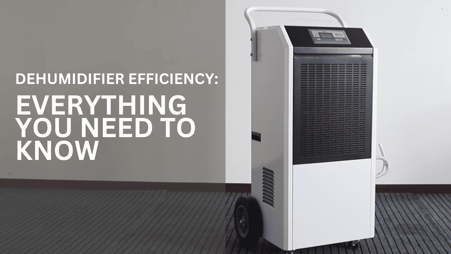 dehumidifier efficiency